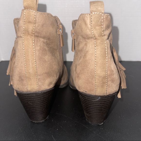 Bongo Tan Ankle Women’s Boots Size 8 - Picture 5 of 13